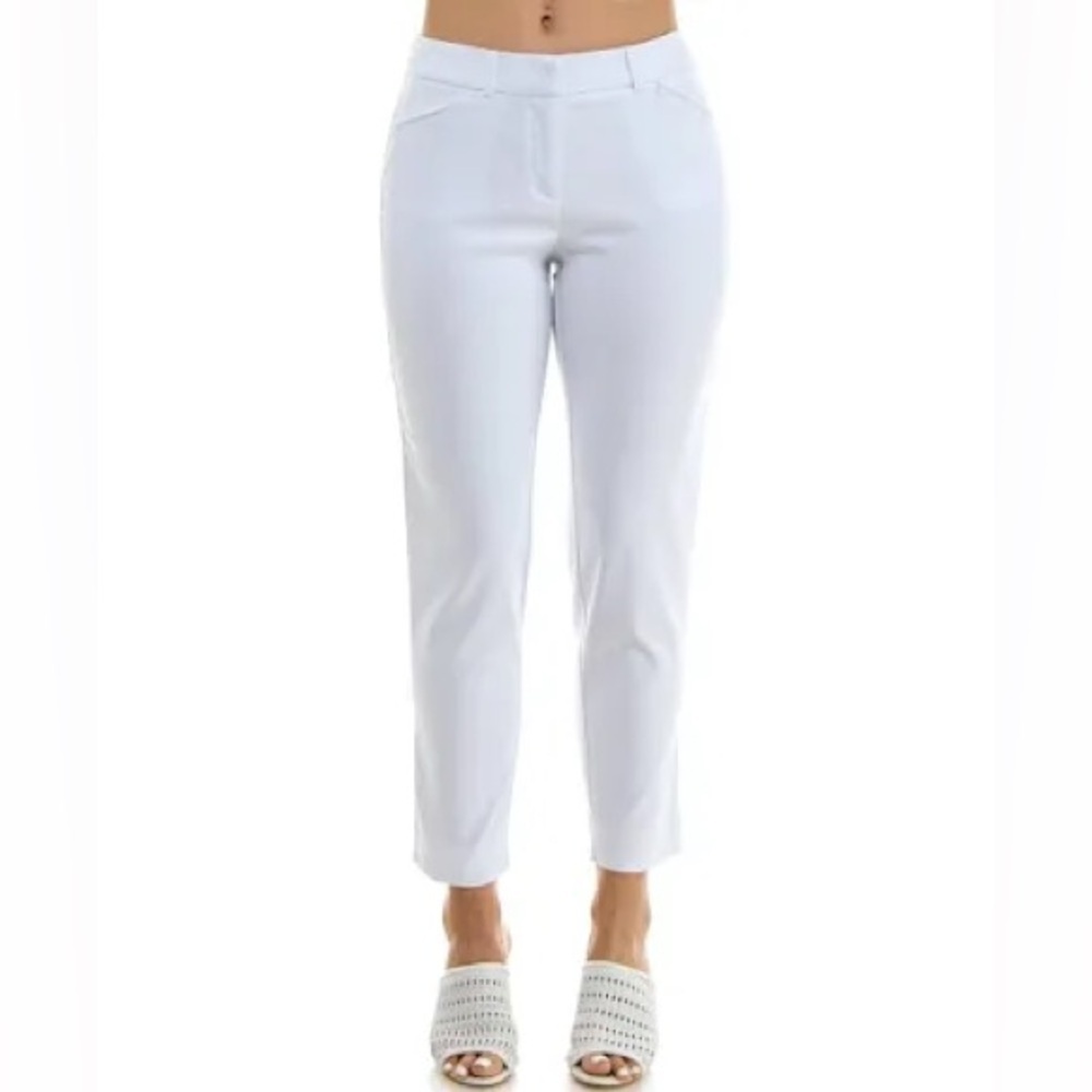 Nanette LEPORE White Skinny Leg Ankle Pants Sz 8